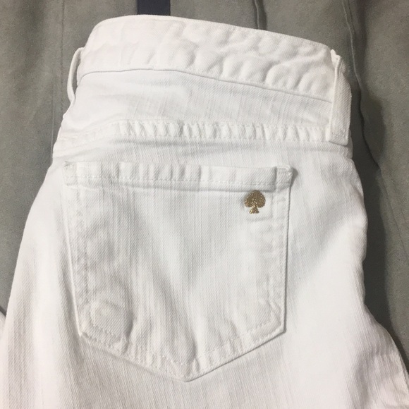kate spade Denim - Kate Spade White Skinnies